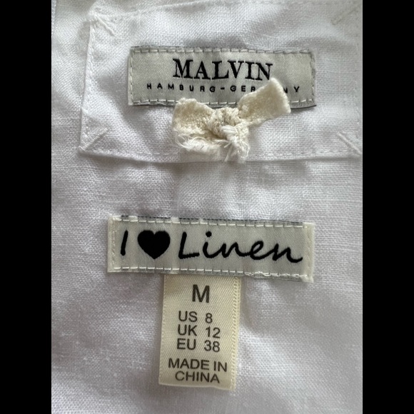 Malvin Linen Summer Dress - Picture 3 of 5